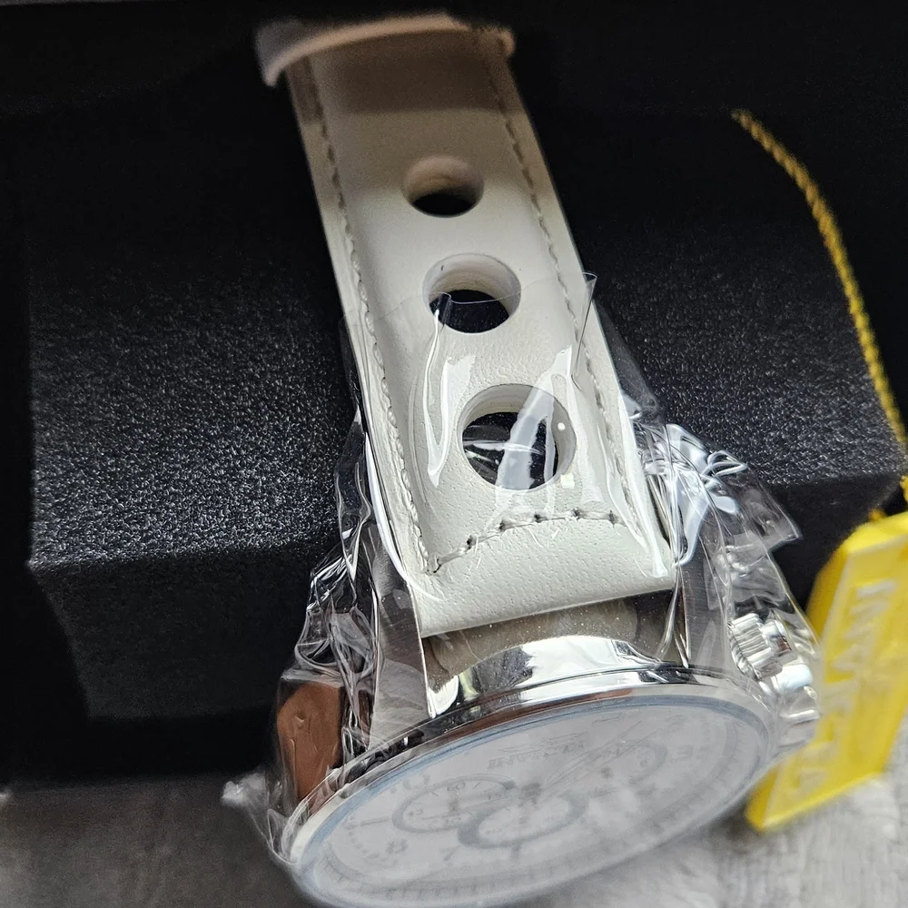Invicta Men’s Chronograph Watch 24083 – White Dial – 100M Water Resistant – New